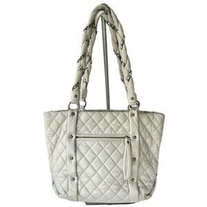Chanel Matellase Quilted Lambskin Leather Tote Handbag